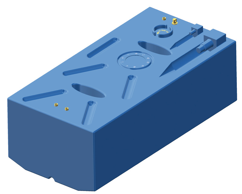 Fuel Tank PE petrol/diesel 315 l