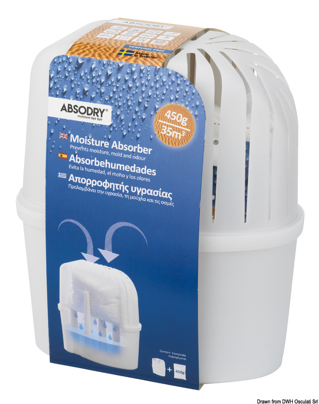 ABSODRY Classic moisture absorber + 450gr refill