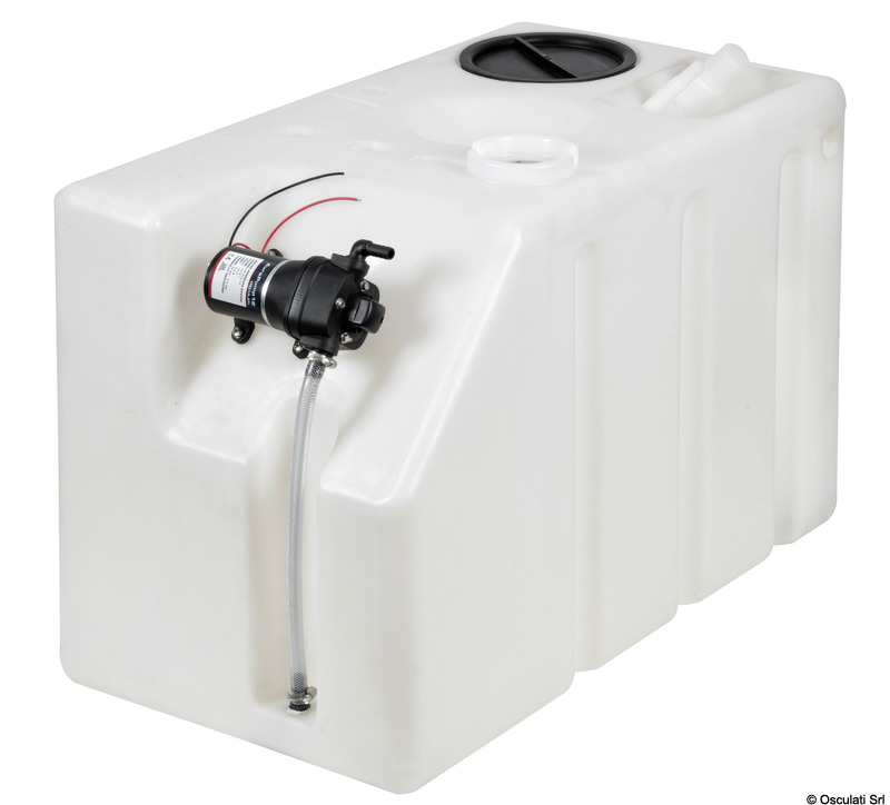 Tank kit + Big fresh water tank 222 l 12 V