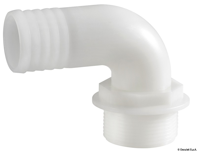 Hose adaptor 1"1/4 x 38 mm 90° curve