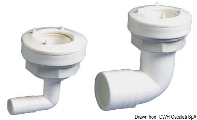 Hose adapter 15 mm 90°