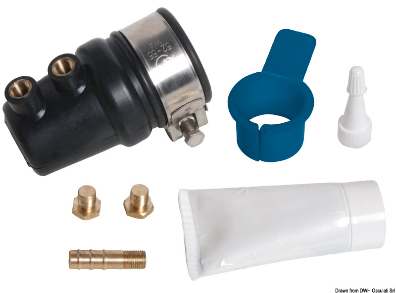 Rubber stuffing box Version A Ø 30 mm