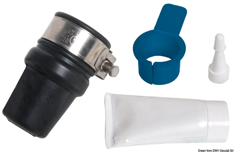 Rubber stuffing box Version B Ø 45 mm