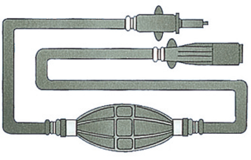 Fuel pipe w/2 MERCURY joints