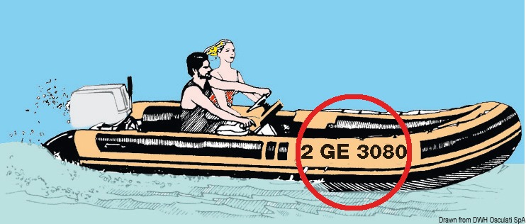 Self-adhesif L black 8 cm