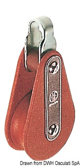 Tufnol HYE block 1 pulley 14x50mm EB