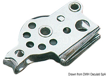 Mini-block 1pulley w/cam and becket 6x25