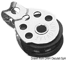 Mini-block 1pulley on ball bearings 8x25