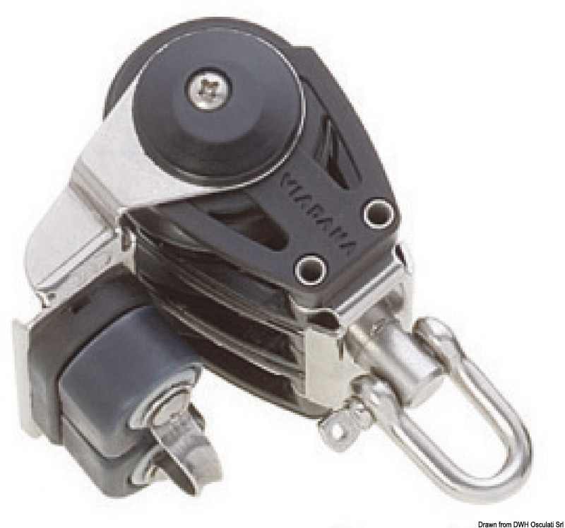 Triple block w/cam cleat A