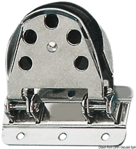 SS pivoting footblock 10/12 mm