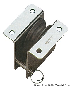 SS recess block 1pulley 34x5