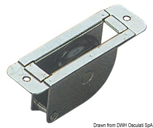 SS recess block 1pulley 38x8