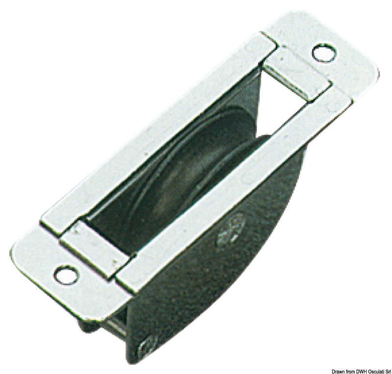 SS recess block 1pulley 40x5