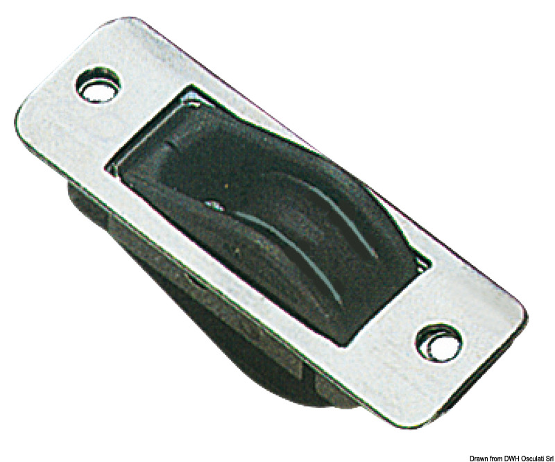 SS recess block 1pulley 28x4