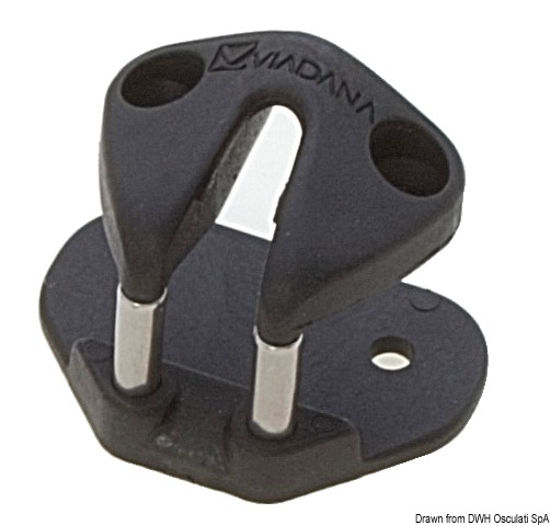 Pillar fairlead for clam cleats 56.025.10