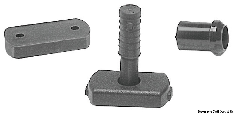 Adaptable base for tube 25/32 mm