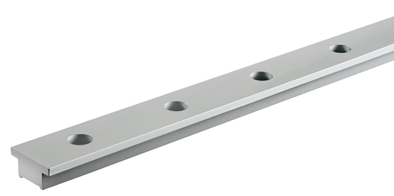 Anodised aluminium rail 25x4 mm (2m-bar)