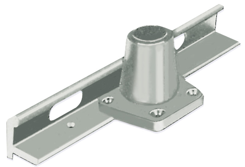 Stanchion base straight 90°
