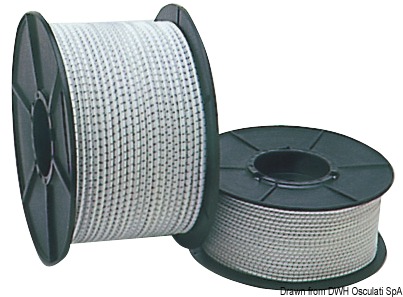 Shock cord reel white 14 mm