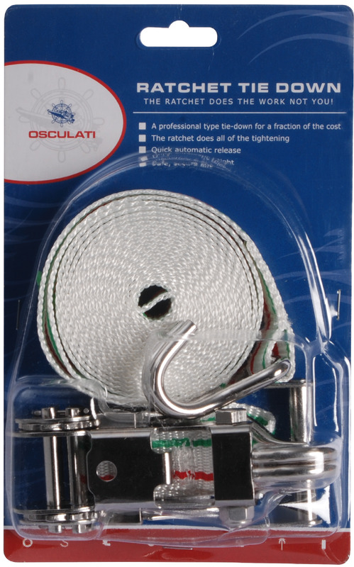 Coloured polyester strap high-resistance25mm 250cm