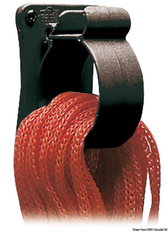 Nylon rope holder