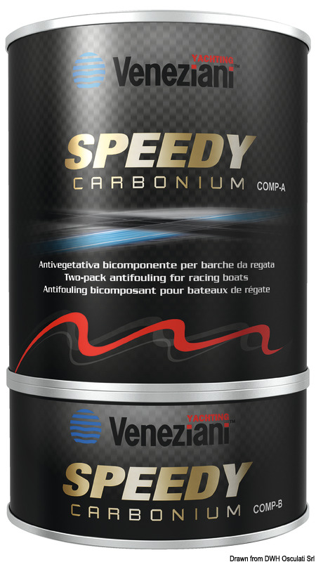 Carbon-based antifouling light grey 0.75 l