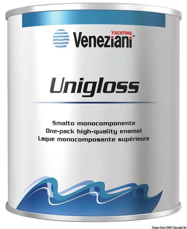 VENEZIANI Unigloss varnish sky blue 0.5l