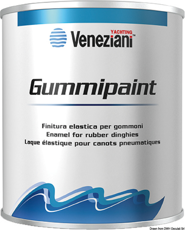 VENEZIANI Gummipaint yellow 0.5 l