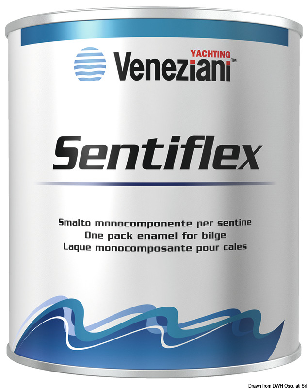 Sentiflex monocomponent paint grey 750 ml