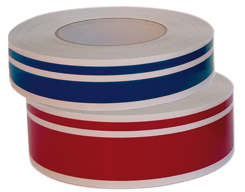 Waterline 2-stripe white 34 mm