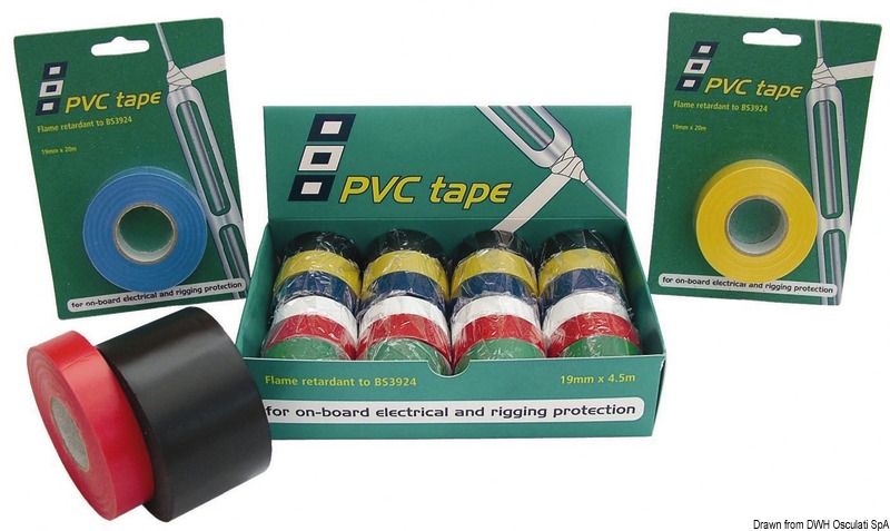 Insulating tape black 19 mm