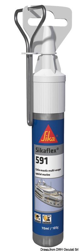 SIKAFLEX 591 polymer sealant black 70 ml