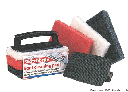 3M Scotch-Brite Cleaning System white