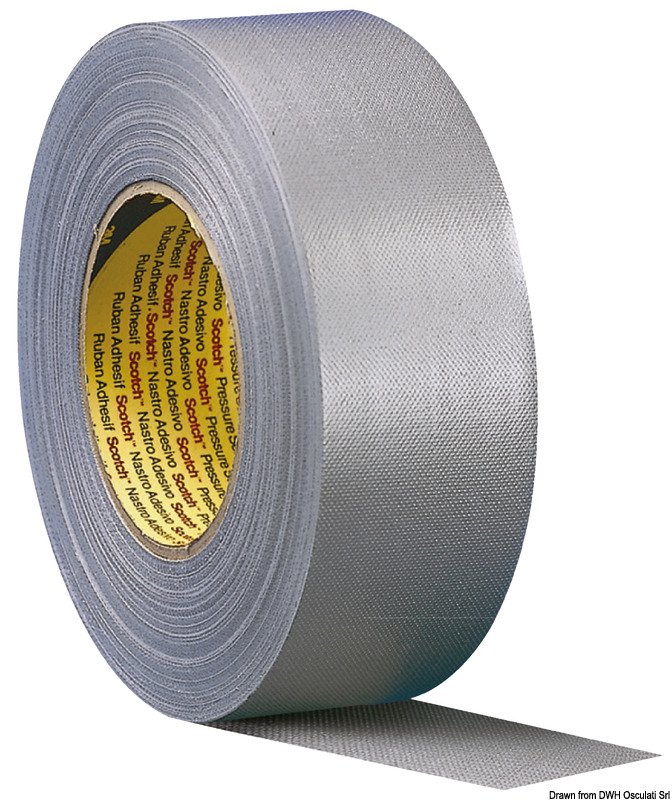 3M Y389 cloth adhesive tape silver 50mmx50m