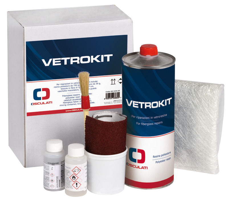 Kit for fiberglass repair 800 g