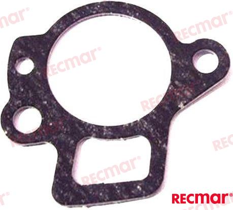 Thermostat gasket for OEM: Mercruiser: 27-824853, 824853, 8M0177107; Parsun: F15-07010022; Yamaha: 62Y-12414-00, 62Y1241400, 6H3-12414-A1