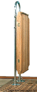 Foldable teak table top 70x80 cm