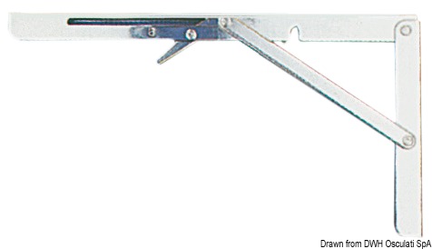 SS foldable for table (pair of) 303x165 mm