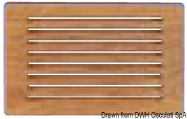 Teak protection front panel 200x150 mm