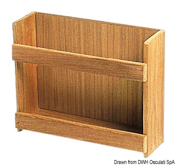 Teak cans rack 316x101x254 mm
