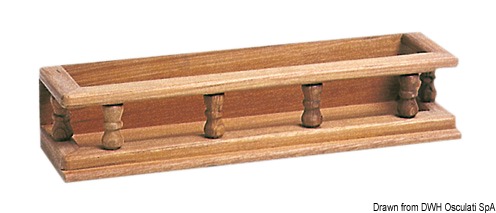 Teak spice rack 350x65x90 mm