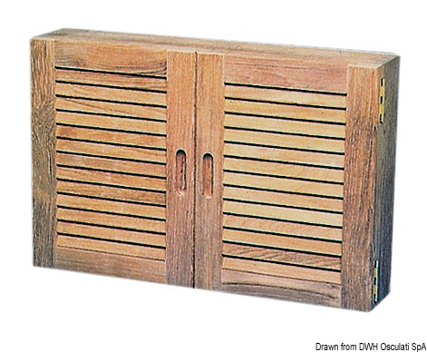 Teak cabinet 56x38x11 cm