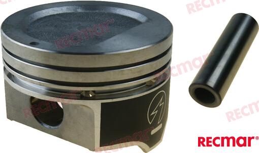 Piston 181RX standard 3.0L Mercruiser engine OEM: Mercruiser: 38191, 733-803850T, 803850T; Volvo: 3853340; OMC: 3853340