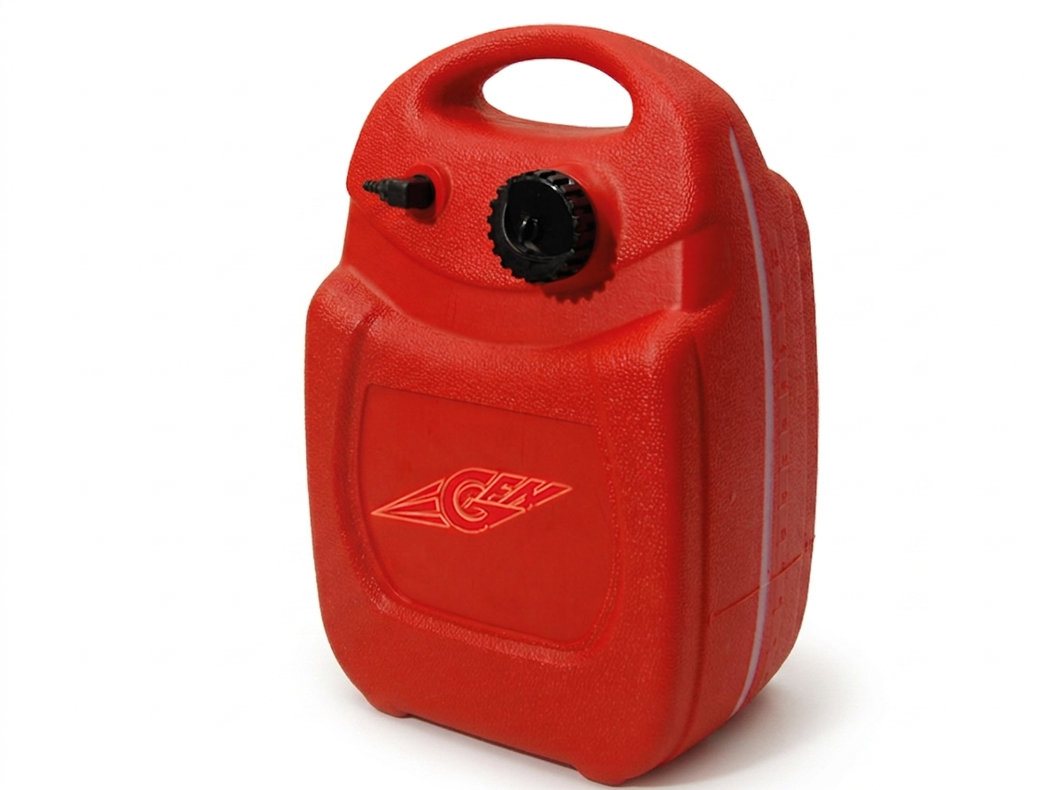 Portable fuel tank 24L, orange color, Outlet D.8mm