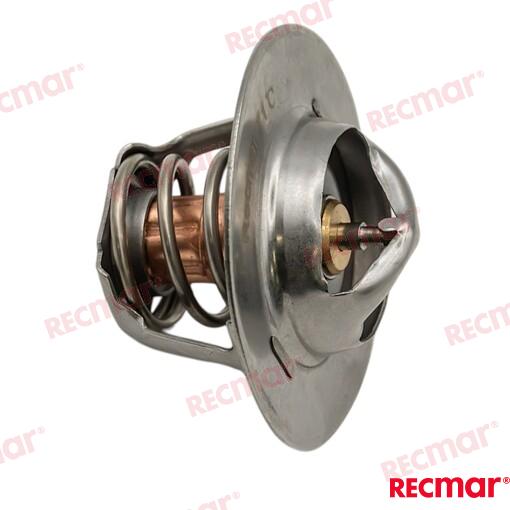 Thermostat Mercruiser V6 and V8 70C OEM: Mercruiser: 8052732, 8072522, 807252T2, 8M0091470, 8M0109441; Crusader: 96358, 97895