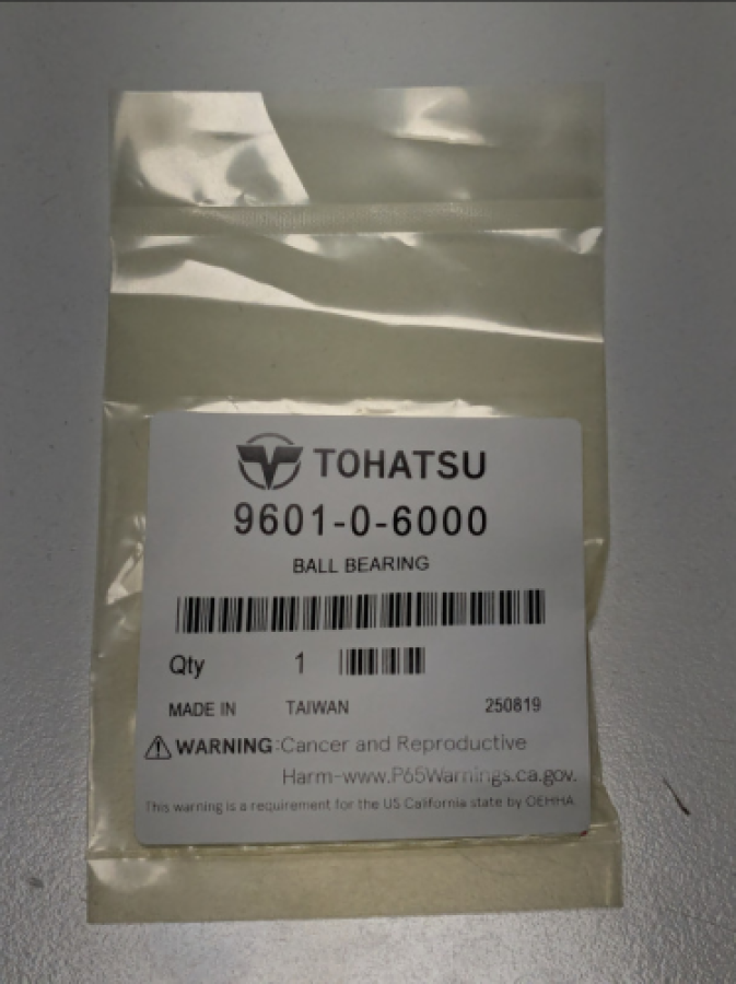 шариковый подшипник OEM: Mercury 30-95342, Tohatsu 9601-0-6000