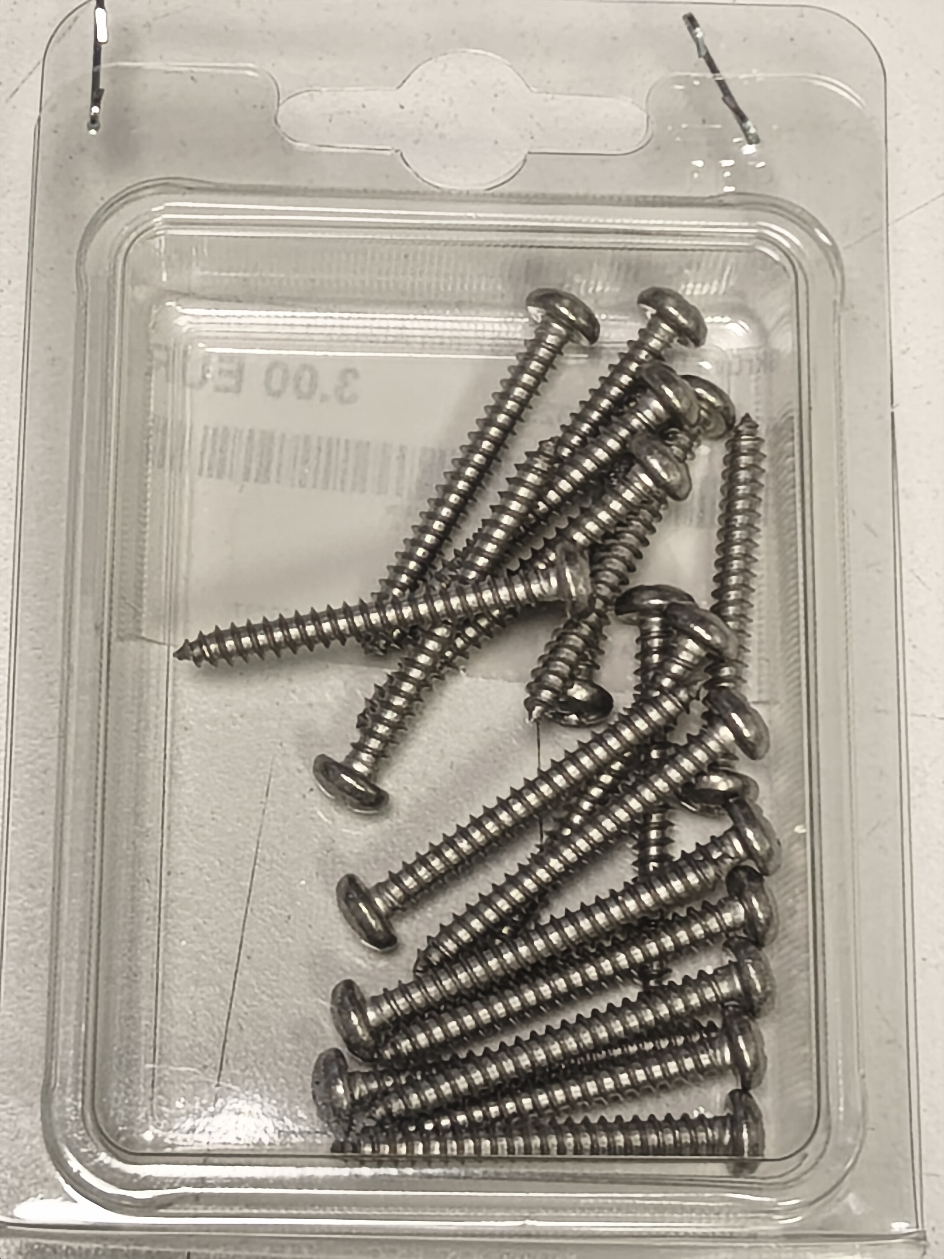 DIN 7981 Screw, 3.5 x 32 mm, AISI 304, 20 pcs.