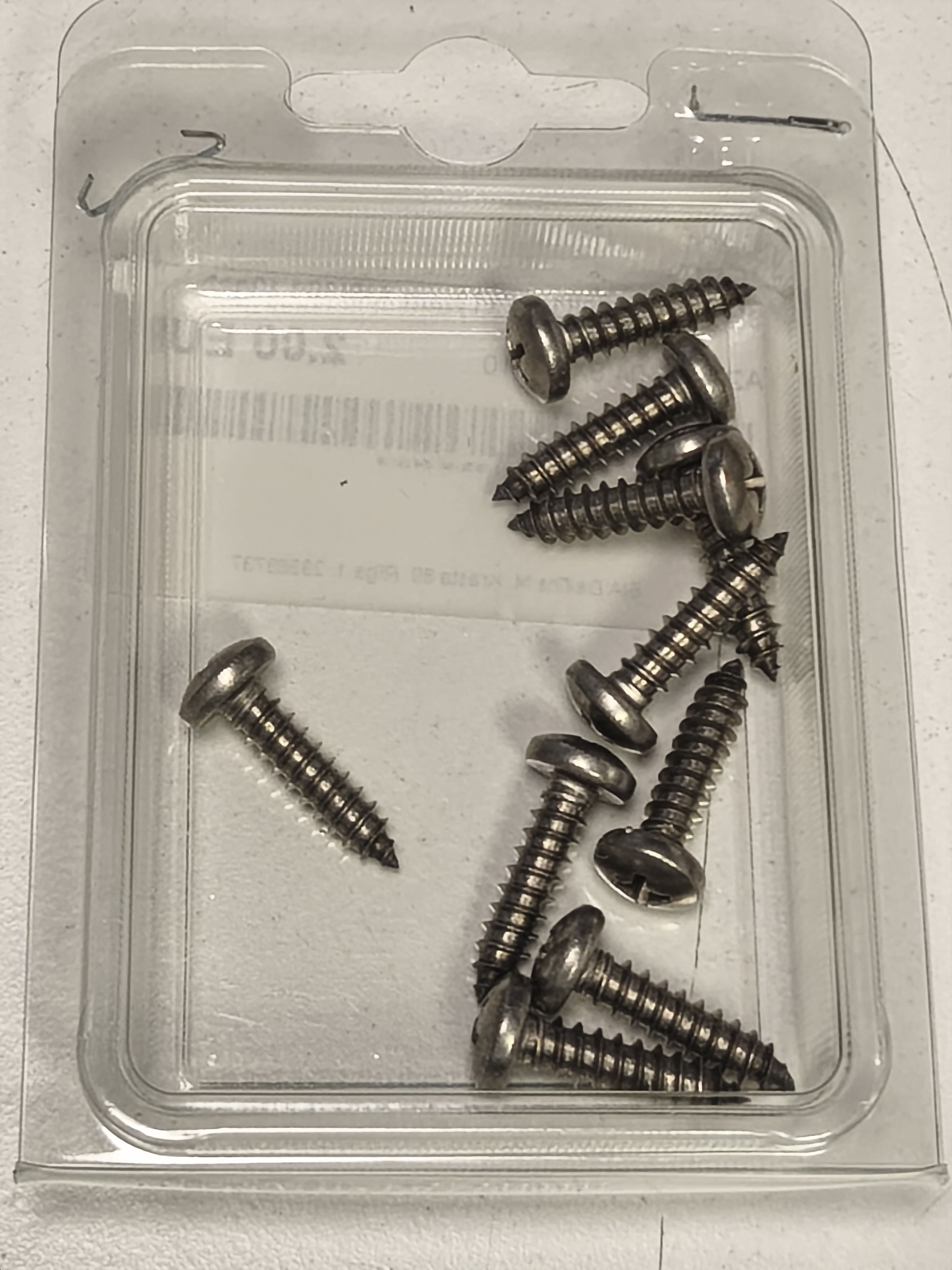 DIN 7981 Screw, 4.8 x 19 mm, AISI 304, 10 pcs.