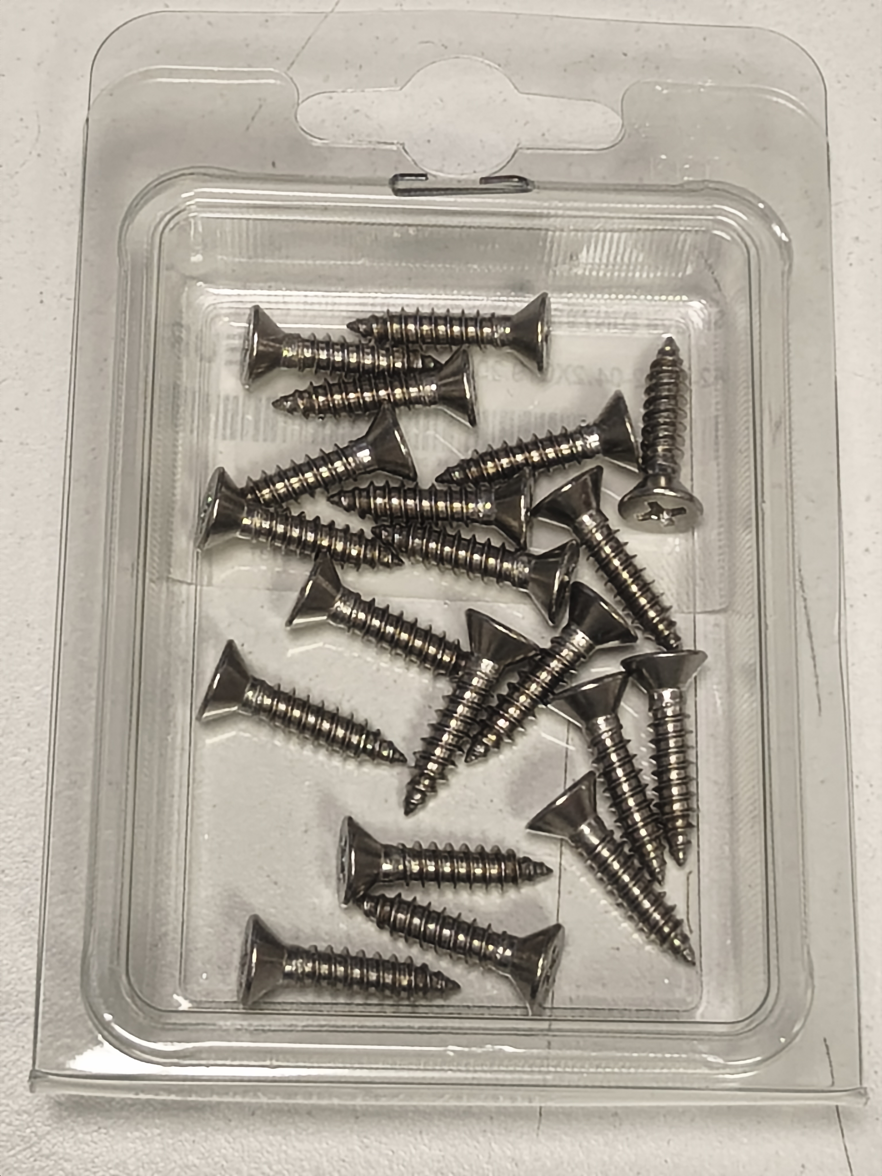 DIN 7982 Screw, 4.2 x 19 mm, AISI 304 - 20 pcs.