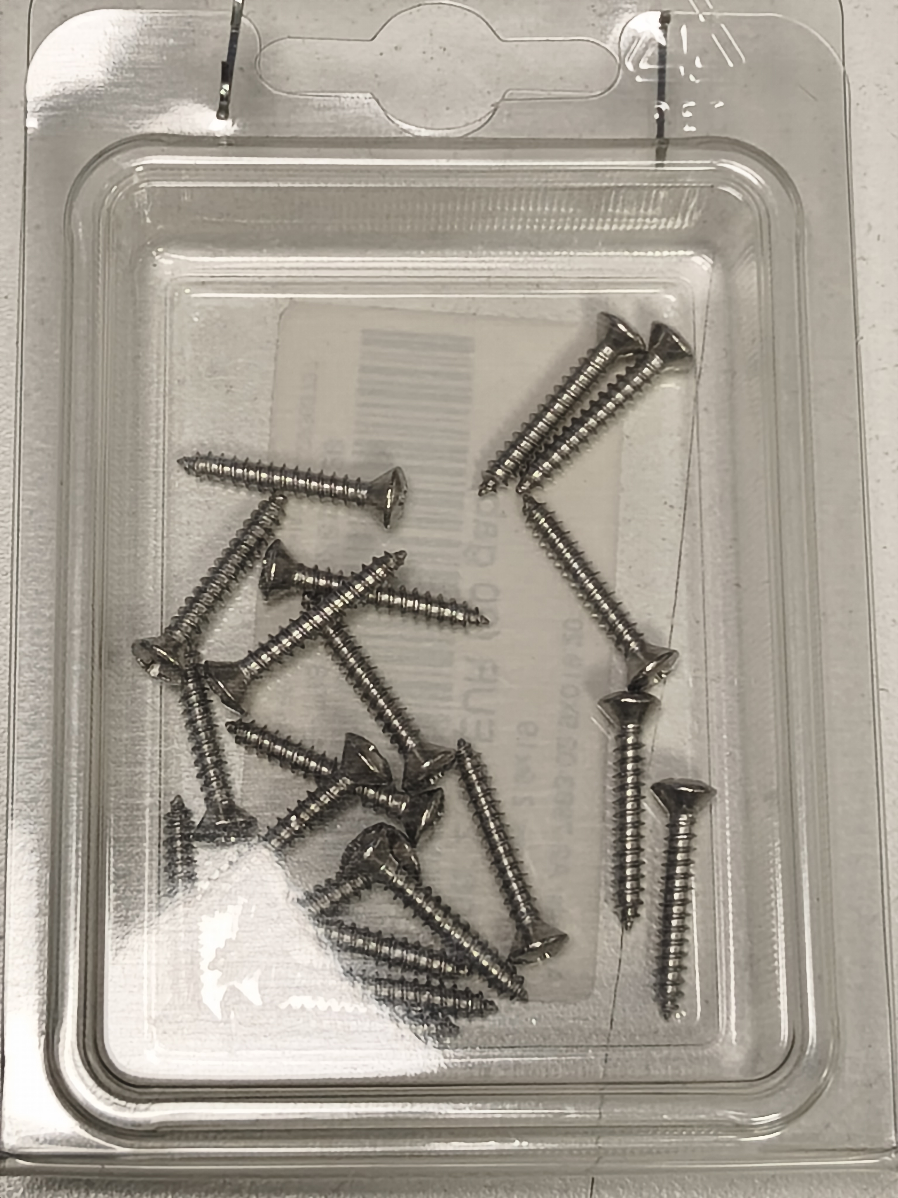 DIN 7983 Screw, 2.9 x 19 mm, AISI 304, 20 pcs.